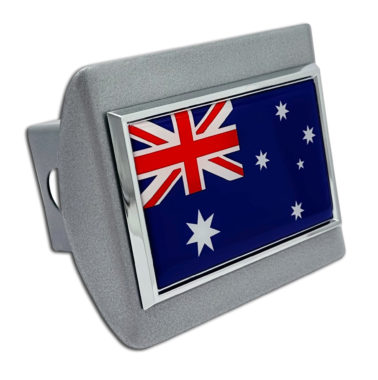 Australian Brushed Chrome Hitch Cover