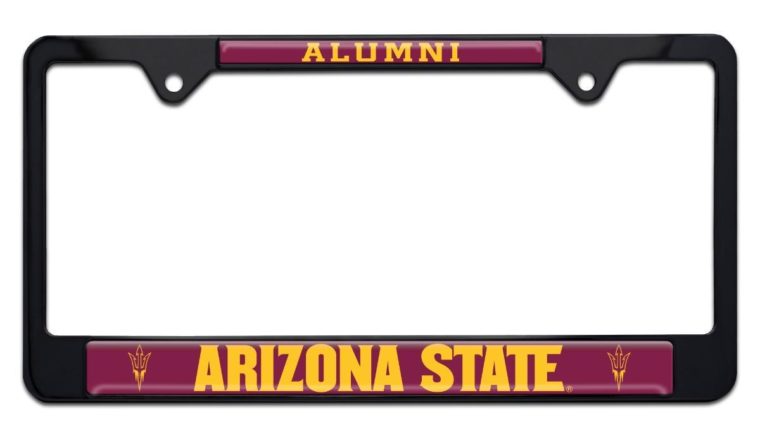 Arizona State Alumni Black License Plate Frame