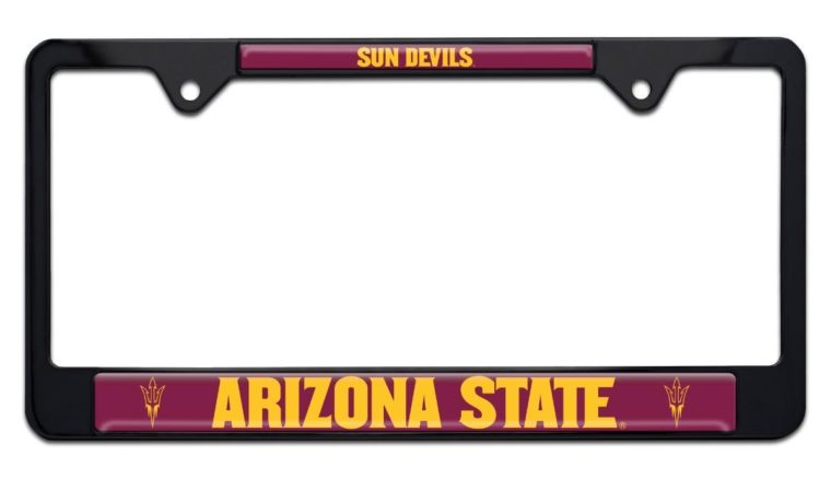 Arizona State Sun Devils Black License Plate Frame