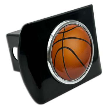 Basketball Black Hitch Cover