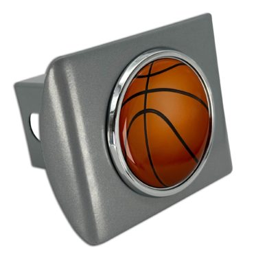 Basketball Brushed Hitch Cover
