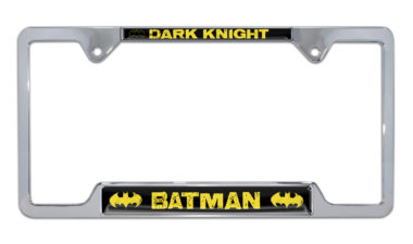 Batman Dark Knight Open Chrome License Plate Frame