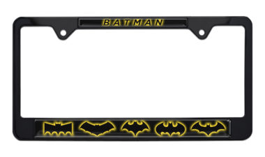 Batman Evolution Black License Plate Frame image