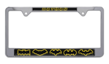 Batman Evolution Chrome License Plate Frame