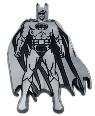 Vintage Batman Figurine Chrome Emblem image