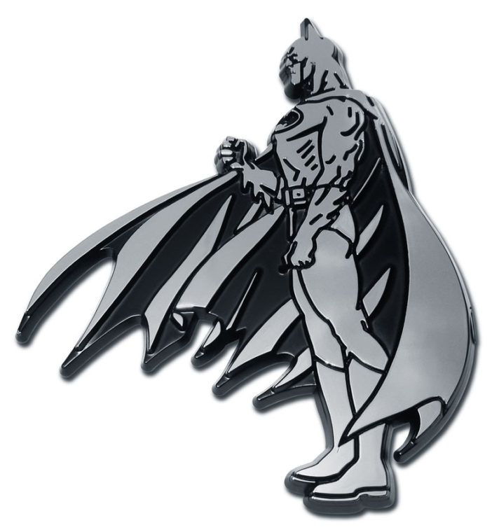 Batman 4.25 X 2 Inch 3D Chrome Auto Emblem – BAT-3D-C By Chrome Emblems