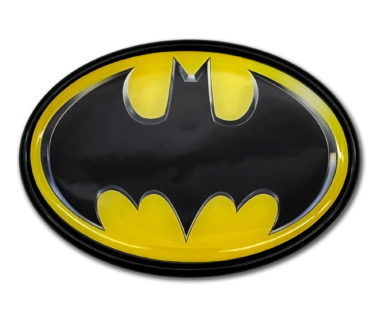 Batman Yellow Chrome Emblem