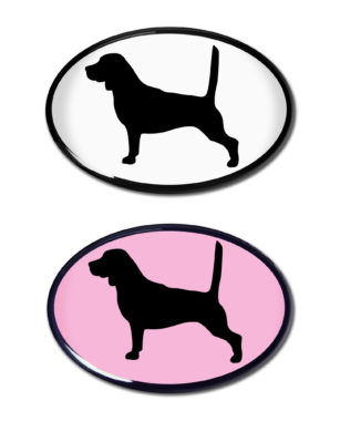 Beagle 3D Decal 2-Pack