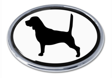Beagle White Chrome Emblem image