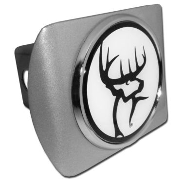Buck Commander Brushed Chrome Hitch Cover
