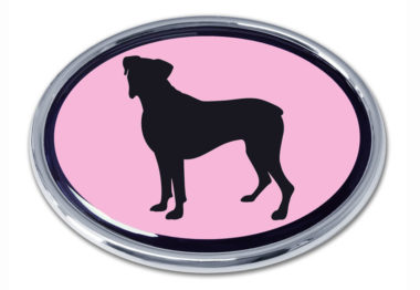 Boxer Pink Chrome Emblem