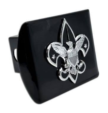 Scouting America Black on Black Hitch Cover