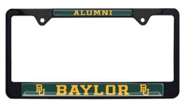 Baylor Alumni Black License Plate Frame