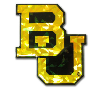 Baylor Yellow 3D Reflective Decal image