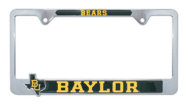 Baylor Bears 3D License Plate Frame