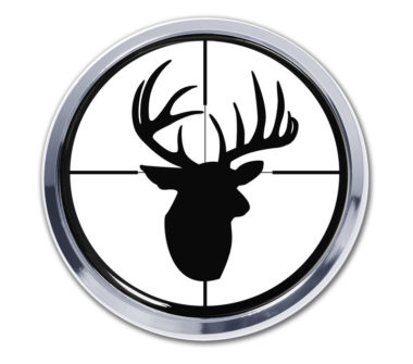 Buck Target Chrome Emblem image