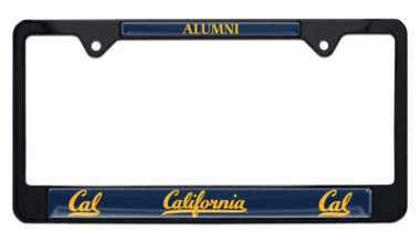 University of California Berkeley Alumni Black License Plate Frame