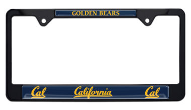 University of California Berkeley Golden Bears Black License Plate Frame