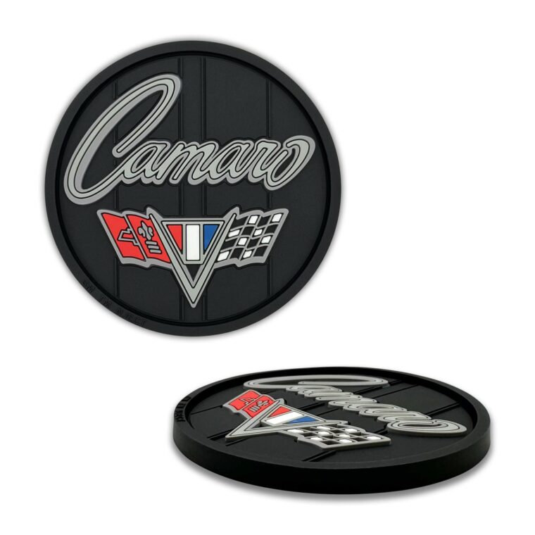 Camaro Heritage 2-Pack Silicone Car Coasters