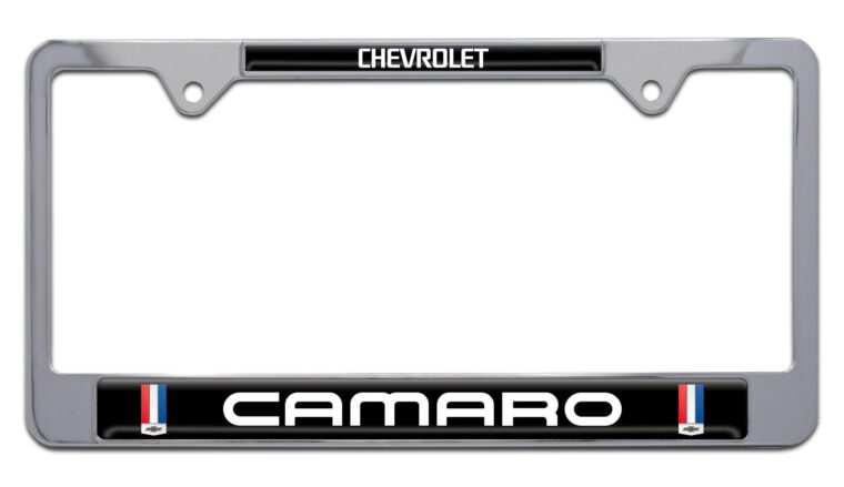 Camaro Gen 3 Chrome License Plate Frame