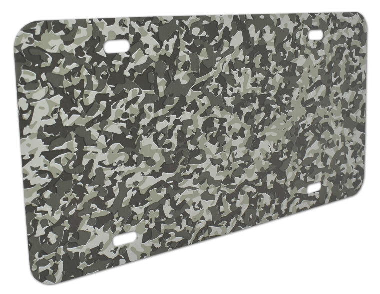 Urban Camo License Plate