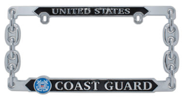 Coast Guard 3D License Plate Frame