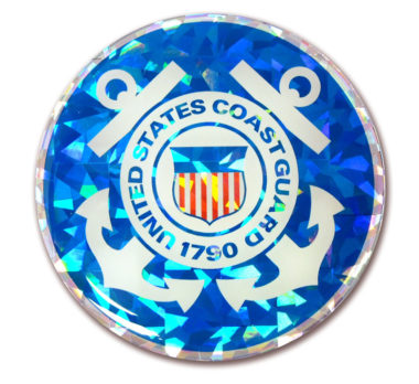 Coast Guard Seal 3D Reflective Decal