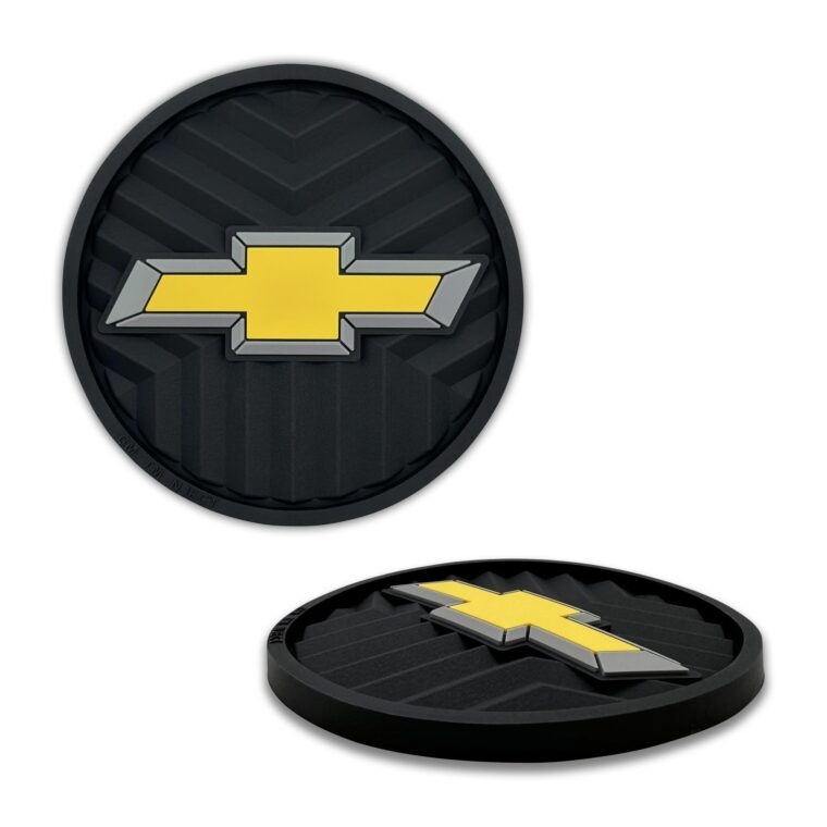 Chevrolet Bowtie 2-Pack Silicone Car Coasters