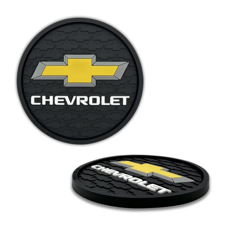 Chevrolet Bowtie Chevy 2-Pack Silicone Car Coasters