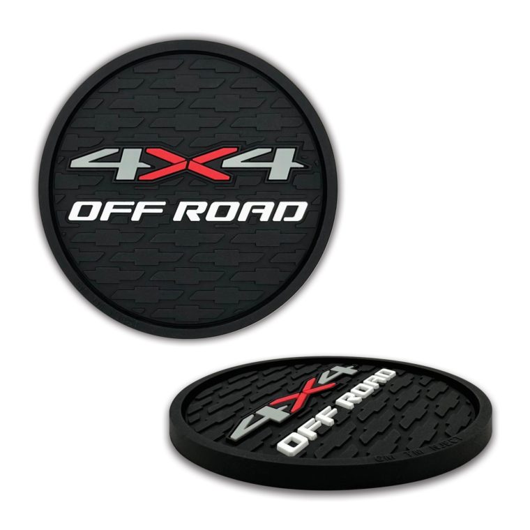 Chevrolet 4x4 Off Road Silicone Car Coasters