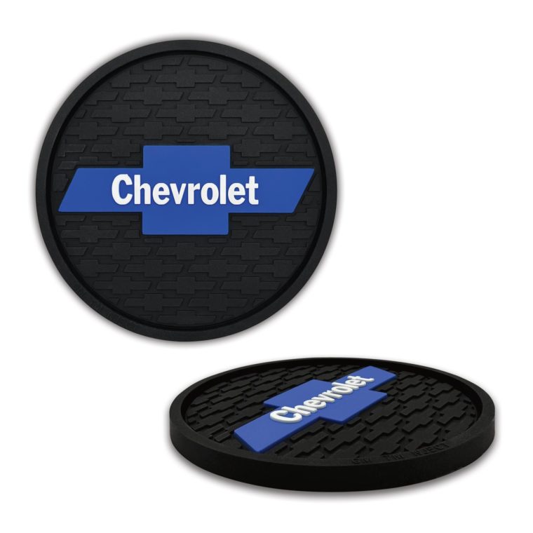 Chevrolet Vintage Blue Silicone Car Coasters