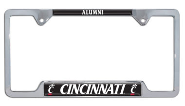 Cincinnati Bearcats Alumni Open Corner License Plate Frame