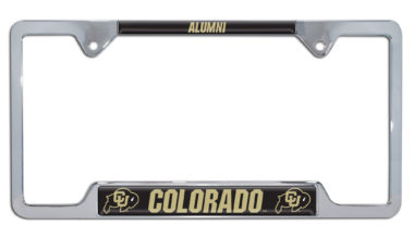 Colorado Buffaloes Alumni Open Corner License Plate Frame