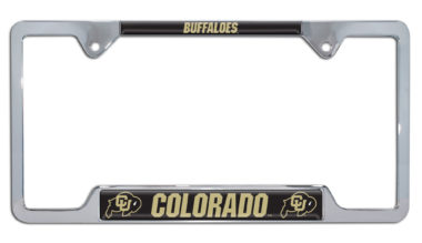 Colorado Buffaloes Open Corner License Plate Frame