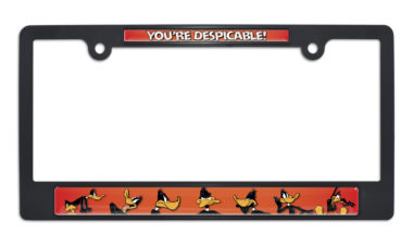 Daffy Duck Black License Plate Frame