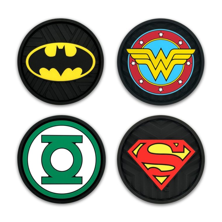 DC Comic Hero Silicone Car Coasters