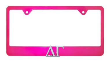 Delta Gamma Pink License Plate Frame image