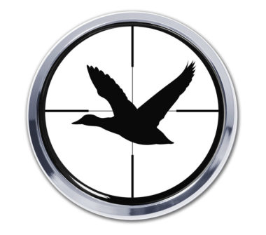 Duck Target Chrome Emblem image