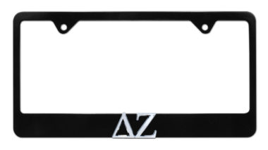 DZ Black License Plate Frame image