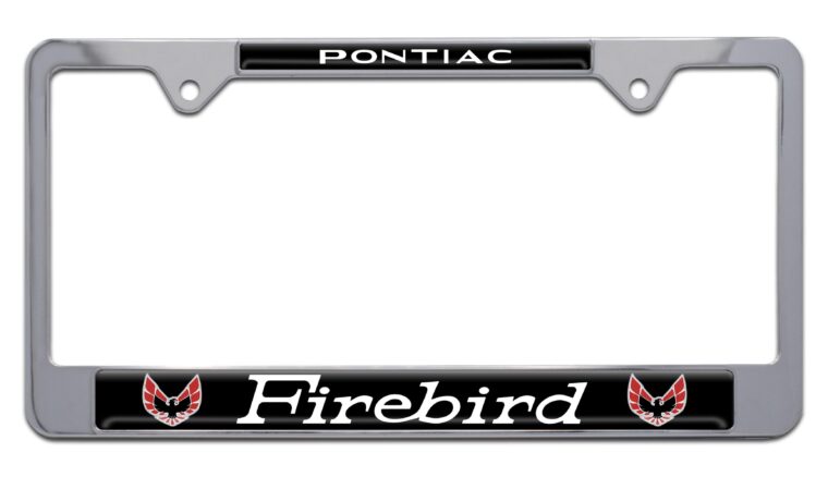 Firebird V2 Chrome License Plate Frame
