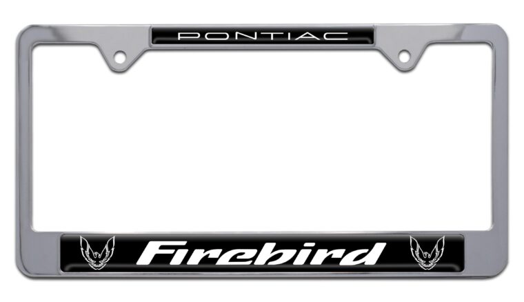 Firebird V3 Chrome License Plate Frame