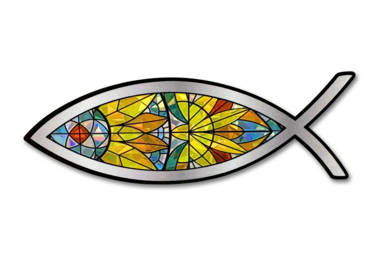 Christian Fish Promise Reflective Decal