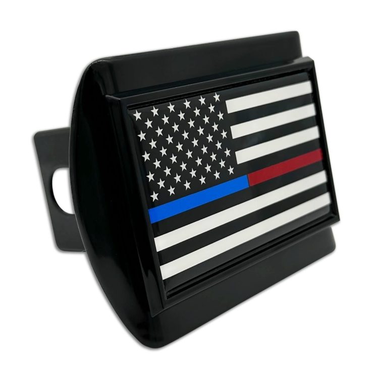First Responders Black Hitch Cover