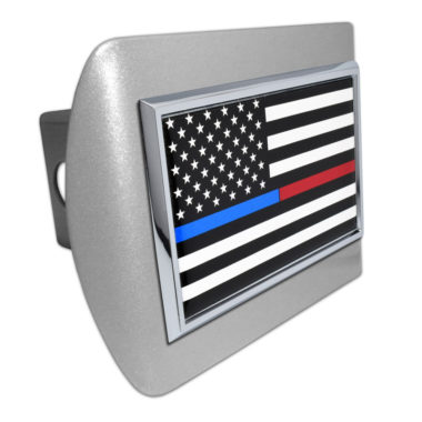 First Responders Flag Brushed Hitch Cover image