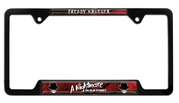 Nightmare on Elm Street Open License Plate Frame