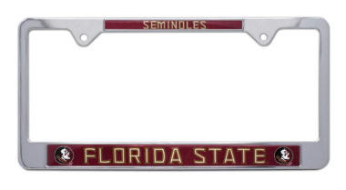 Florida State Seminoles 3D License Plate Frame 