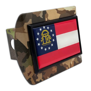 Georgia Flag Camouflage Hitch Cover image