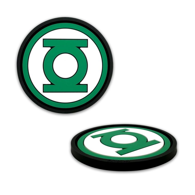 Green Lantern Silicone Car Coaster
