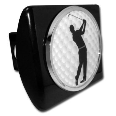Golf Ball Swing Black Hitch Cover image