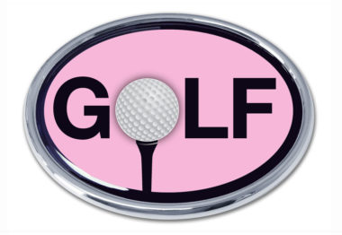 Golf Pink Chrome Emblem image